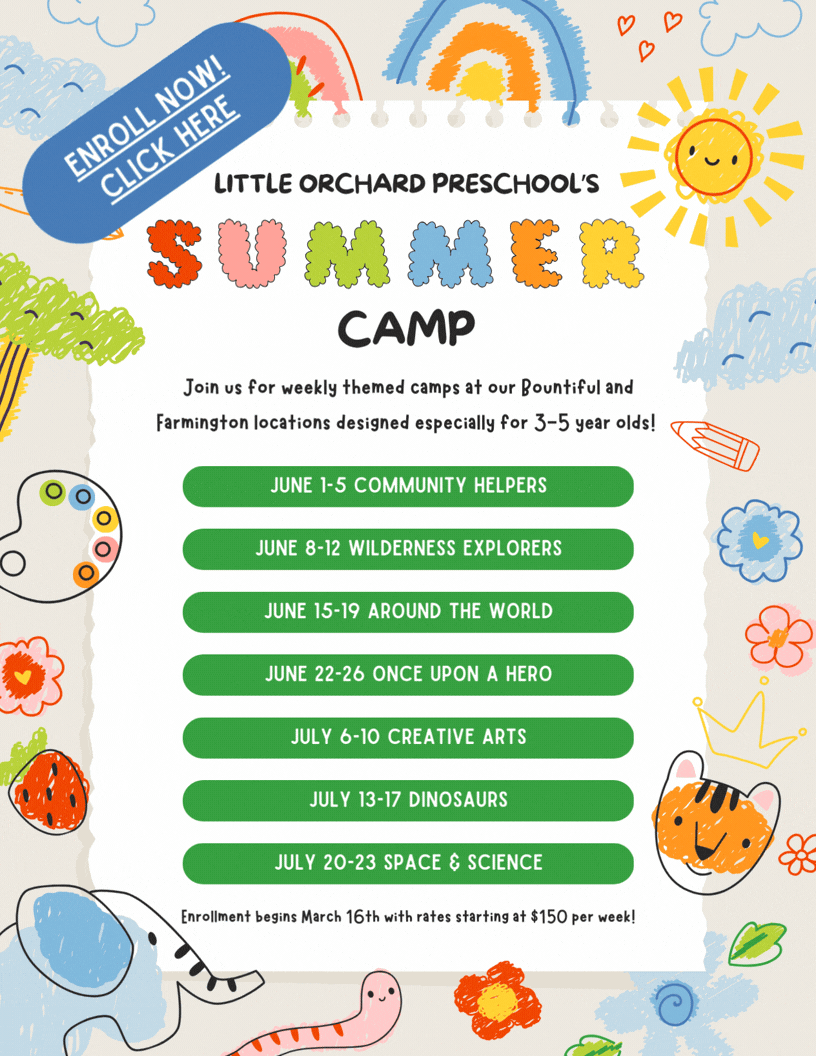 Summer Camp Schedule